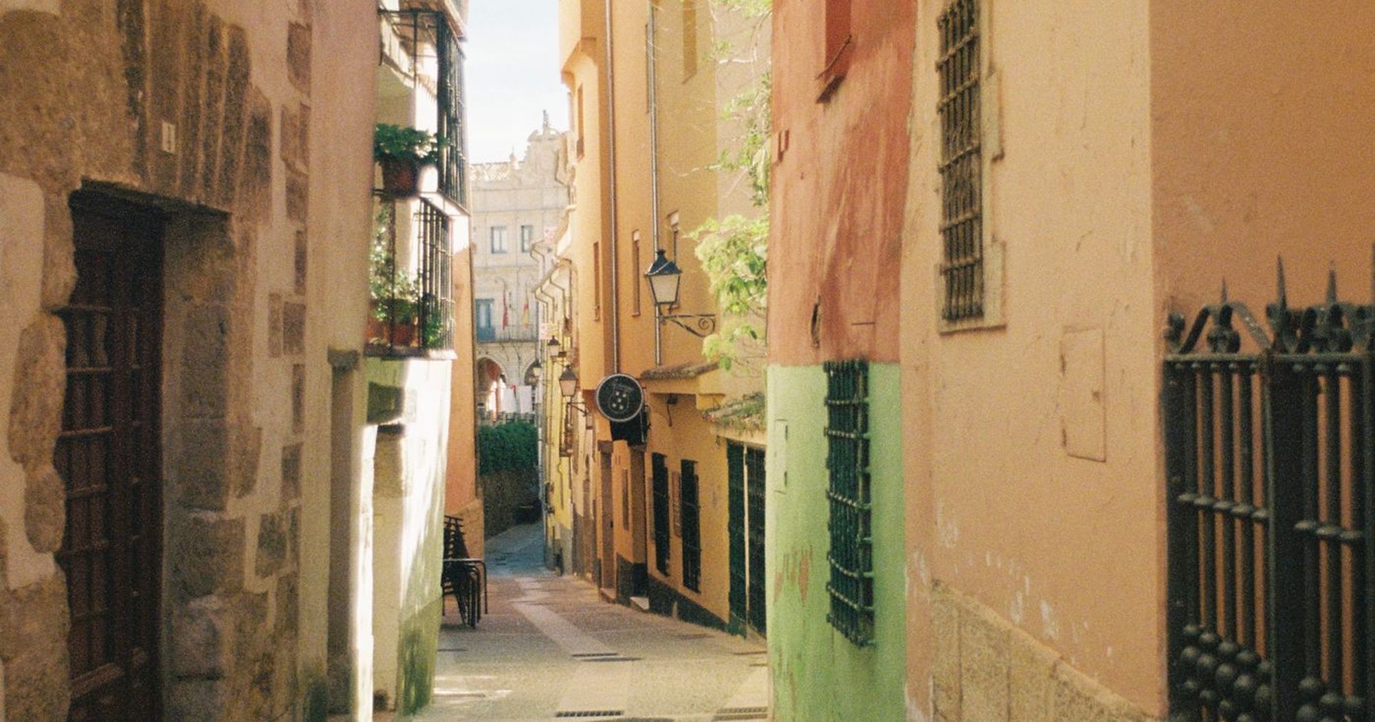 A street in the old city of Cartagena
